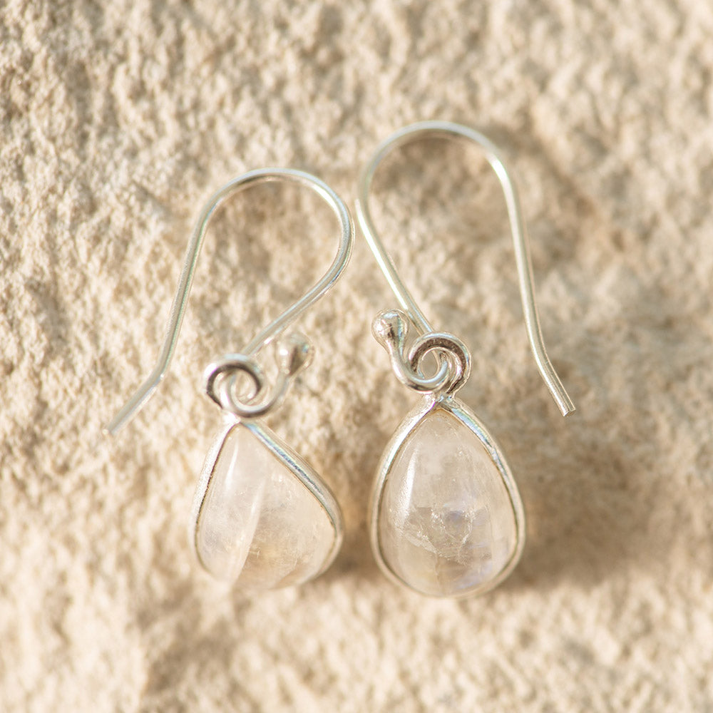 Moonstone Drop Earrings