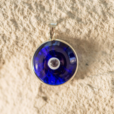 Evil Eye Silver Pendant