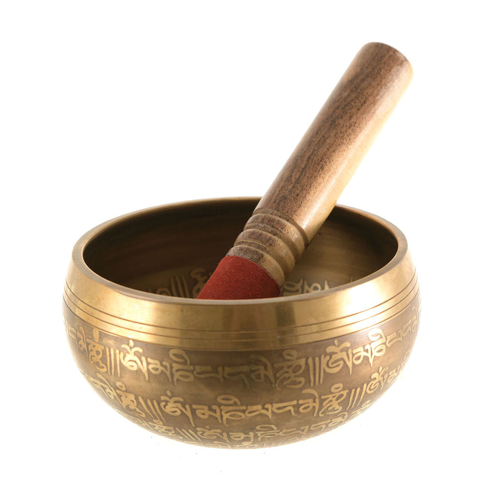 SINGING BOWL Nepali Mantra 12cm (520g)