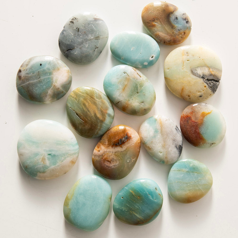 Amazonite Palm Stone