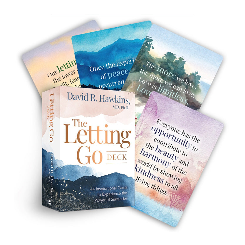 The Letting Go Deck Affitmation Cards by David R Hawkins