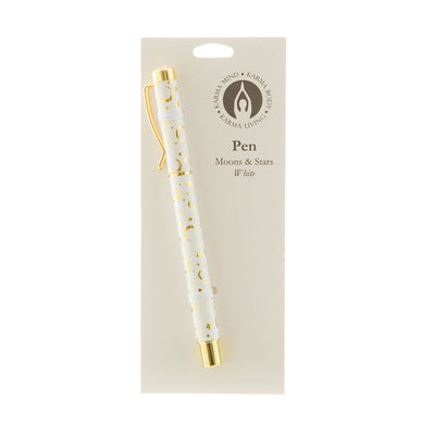 PEN White with Gold