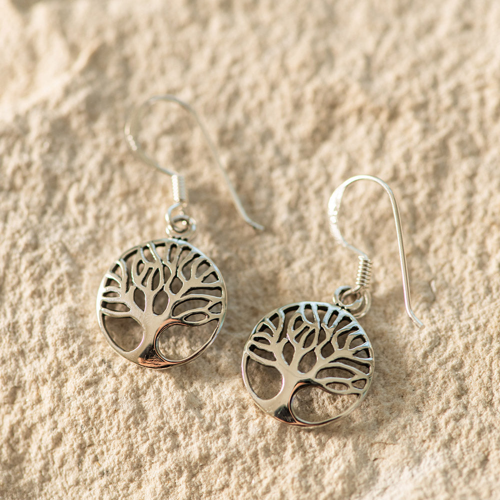 Tree of Life Drop Earrings SS