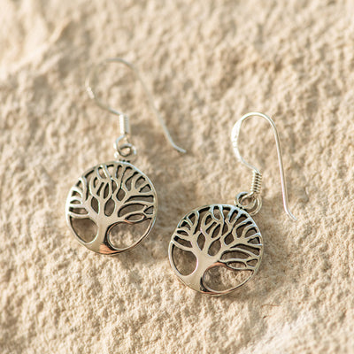 Tree of Life Drop Earrings SS