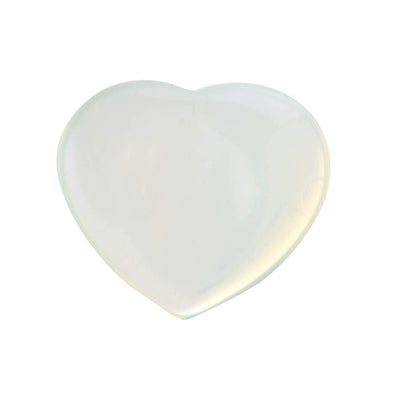 Opalite Heart Worry Stone