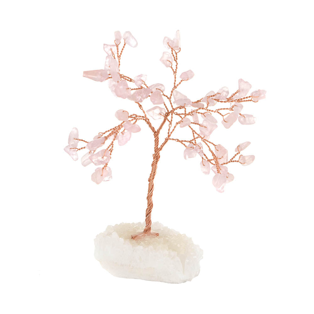 Gem Tree Rose Quartz 14cm