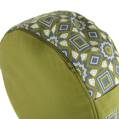 CUSHION Round Green 36x15cm