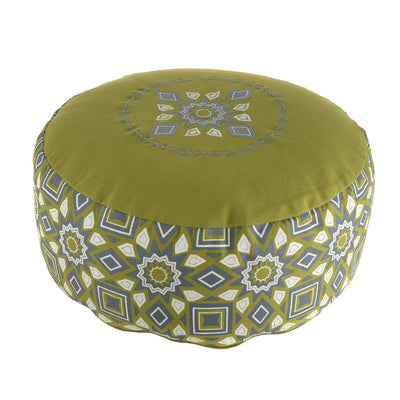 CUSHION Round Green 36x15cm