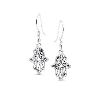 Hamsa Drop Earrings SS