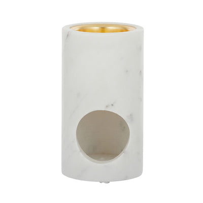 Marble Brass Oil Burner 14cm