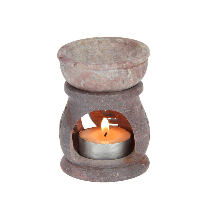 OIL BURNER Soapstone Assorted 9cm