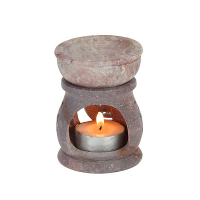 OIL BURNER Soapstone Assorted 9cm