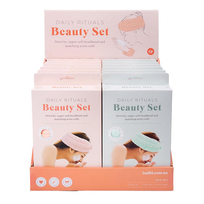 Headband & Cuffs Spa Set Assorted Colours