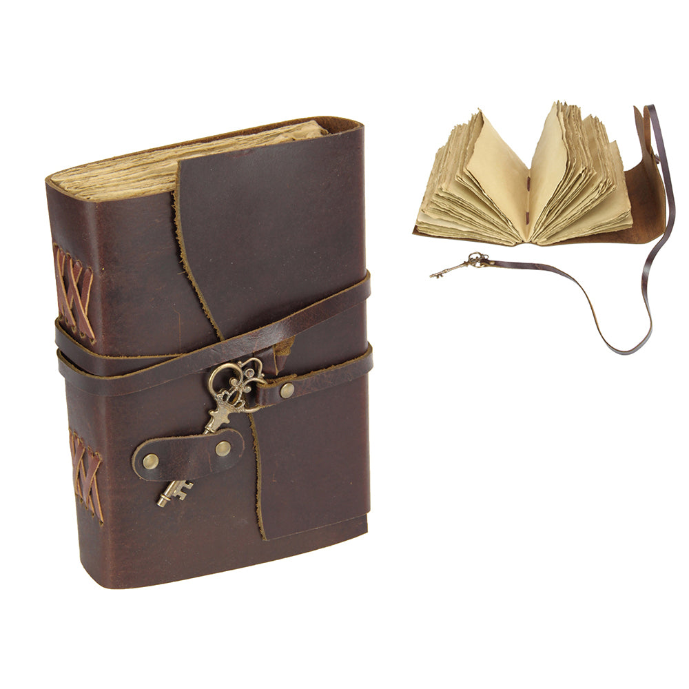 Leather Journal with Key