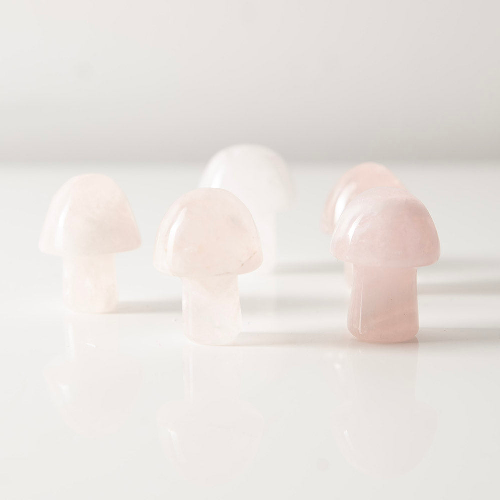 Rose Quartz Mushroom