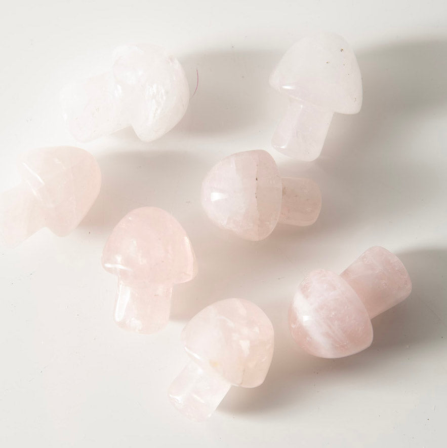 Rose Quartz Mushroom