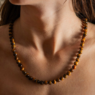 Necklace Gemstone Tiger Eye