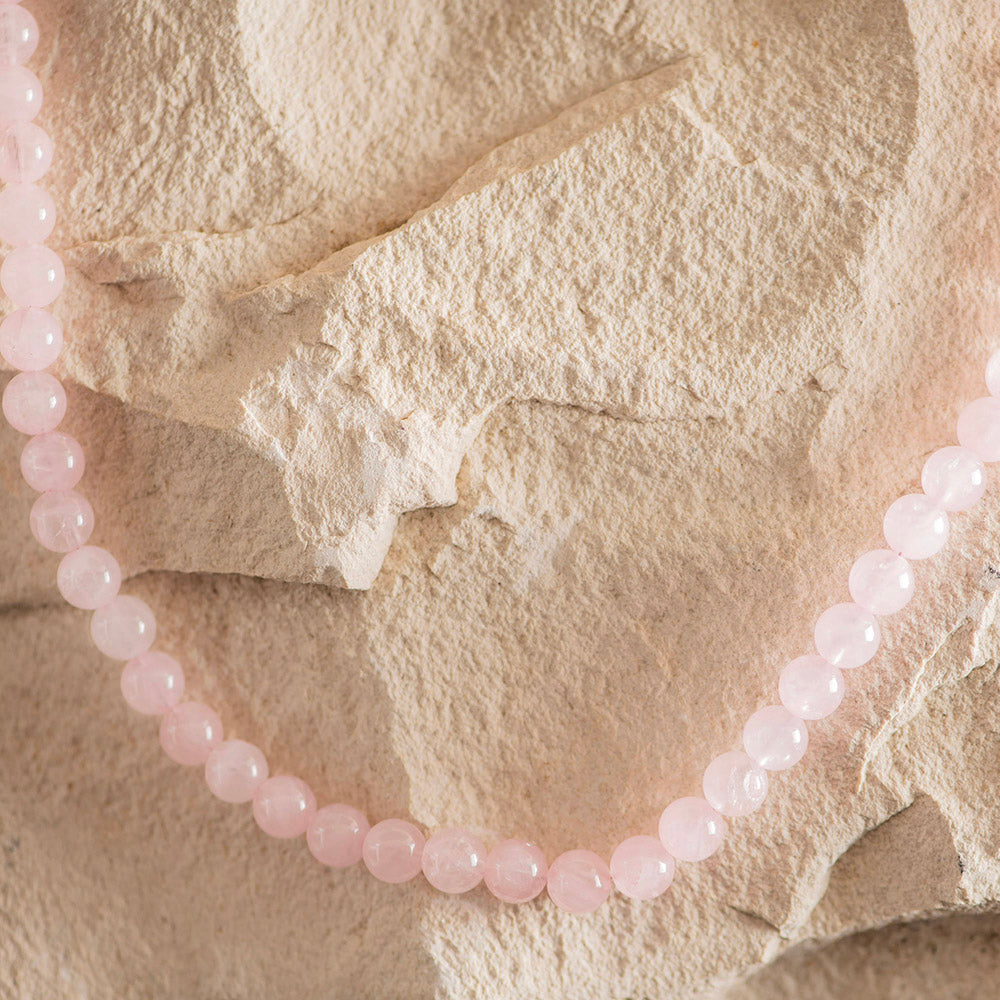 Necklace Gemstone Rose Quartz