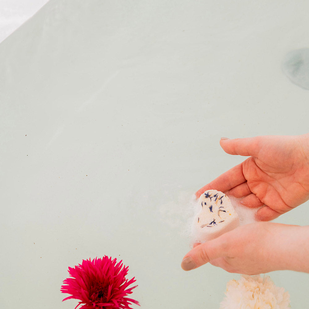 Bath Bomb Heart Lavender