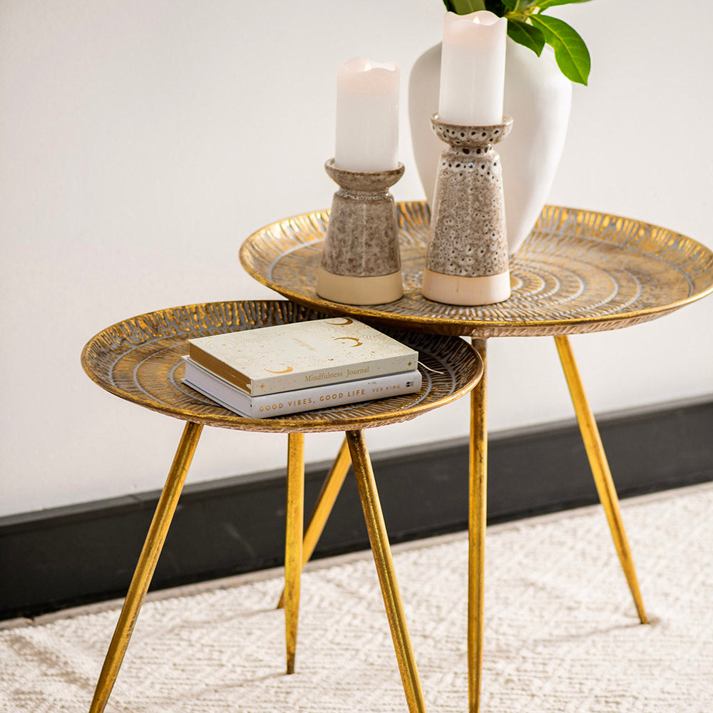 Antique Gold Table Small