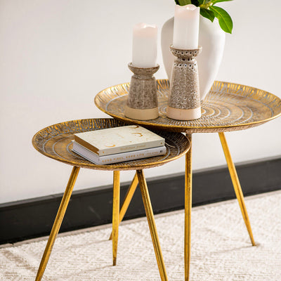 Antique Gold Table Small