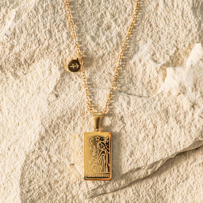 Zodiac Gold Plated Necklace