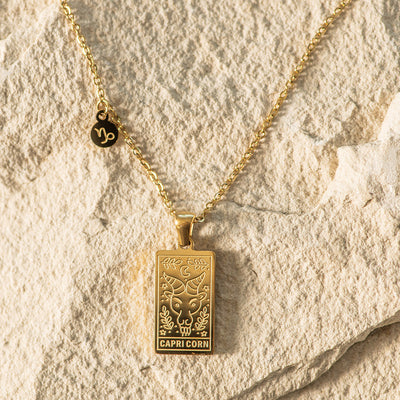 Zodiac Gold Plated Necklace