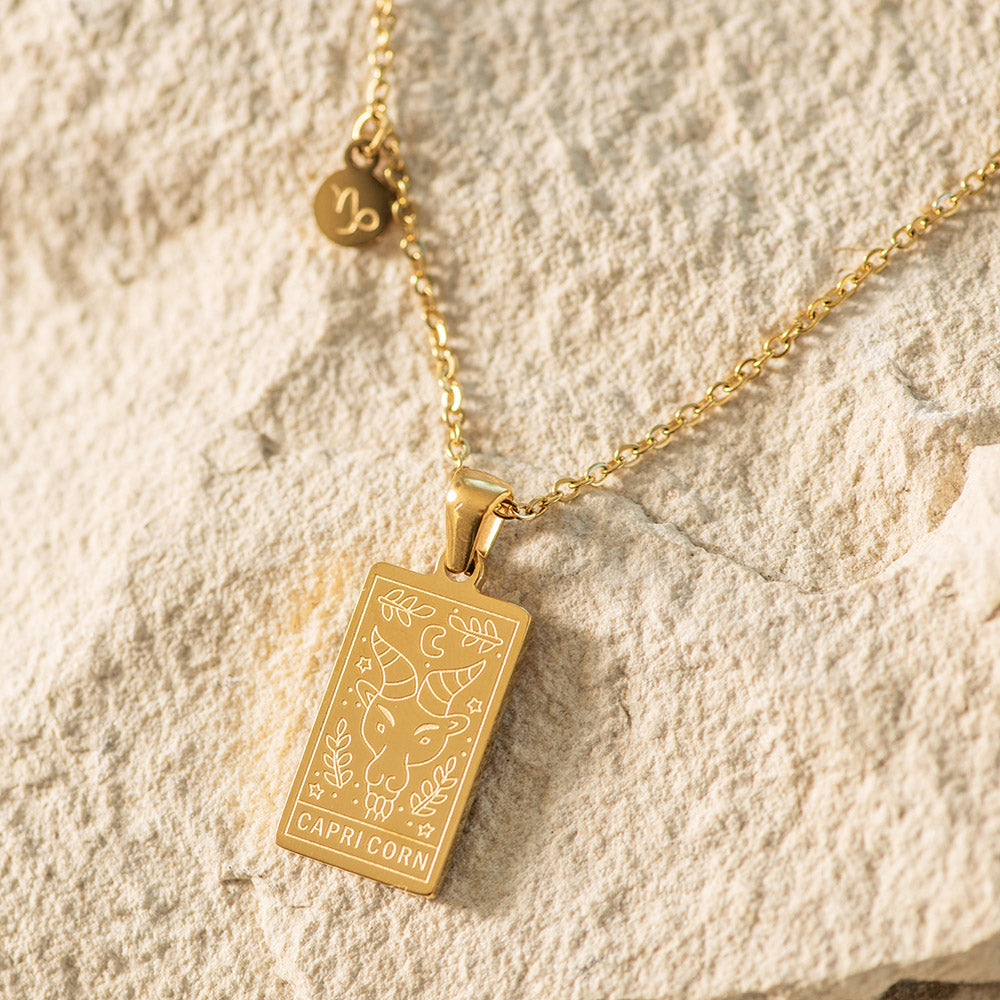 Zodiac Gold Plated Necklace