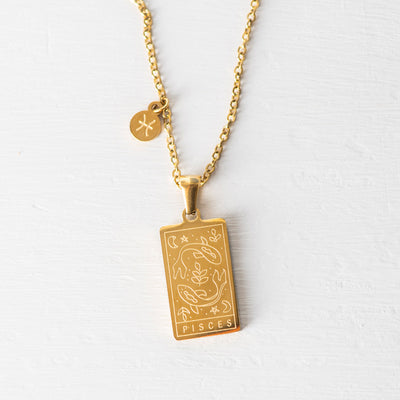 Zodiac Gold Plated Necklace