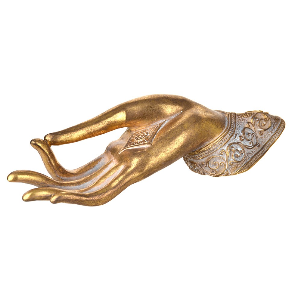 Hand Mudra Statue Gold 10.5cm - Karma Living