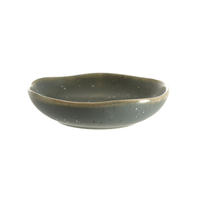 Stoneware Bowl Matte Speckle Green 12.7cm - Karma Living